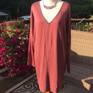 BP by Nordstrom tunic style dress, rose color